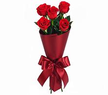 5 Красных роз Эдлесс Лав в Петропавловске-Камчатском Букет 5 Красных роз Эдлесс Лав в Петропавловске-Камчатском