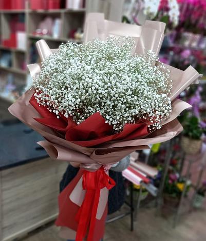 Букет цветов из: Гипсофила в Петропавловске-Камчатском