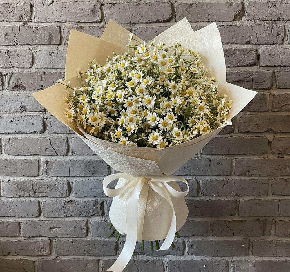 Букет Кустики радости в Петропавловске-Камчатском Букет цветов из: Ромашки в Петропавловске-Камчатском