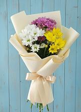 Букет школьные годы в Петропавловске-Камчатском Букет цветов из:  Хризантемы в Петропавловске-Камчатском