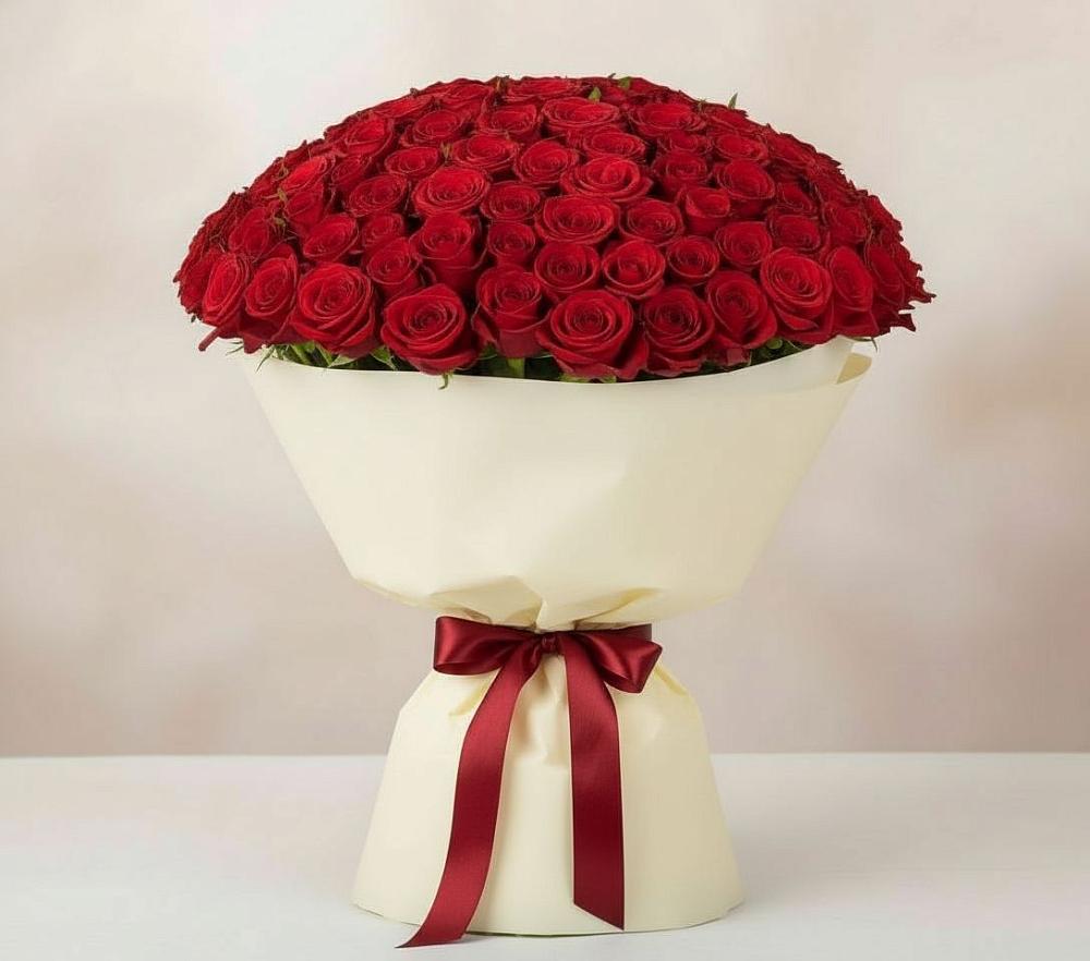 101 Красная роза Милано в Петропавловске-Камчатском Букет 101 Красная роза Милано в Петропавловске-Камчатском