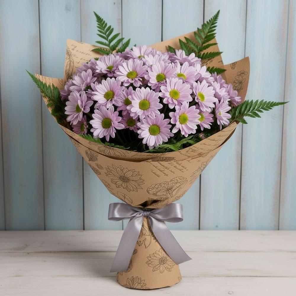 Букет соблазн в Петропавловске-Камчатском Букет цветов из: Хризантемы в Петропавловске-Камчатском