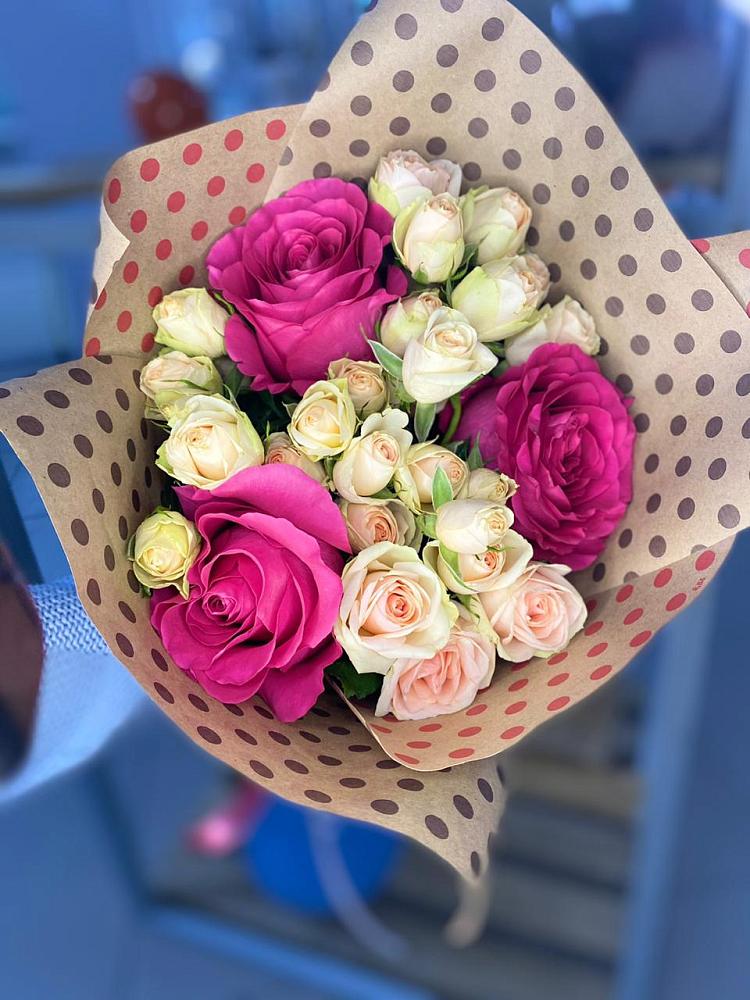 Букет ласковый взгляд в Петропавловске-Камчатском Букет цветов из: Розы в Петропавловске-Камчатском