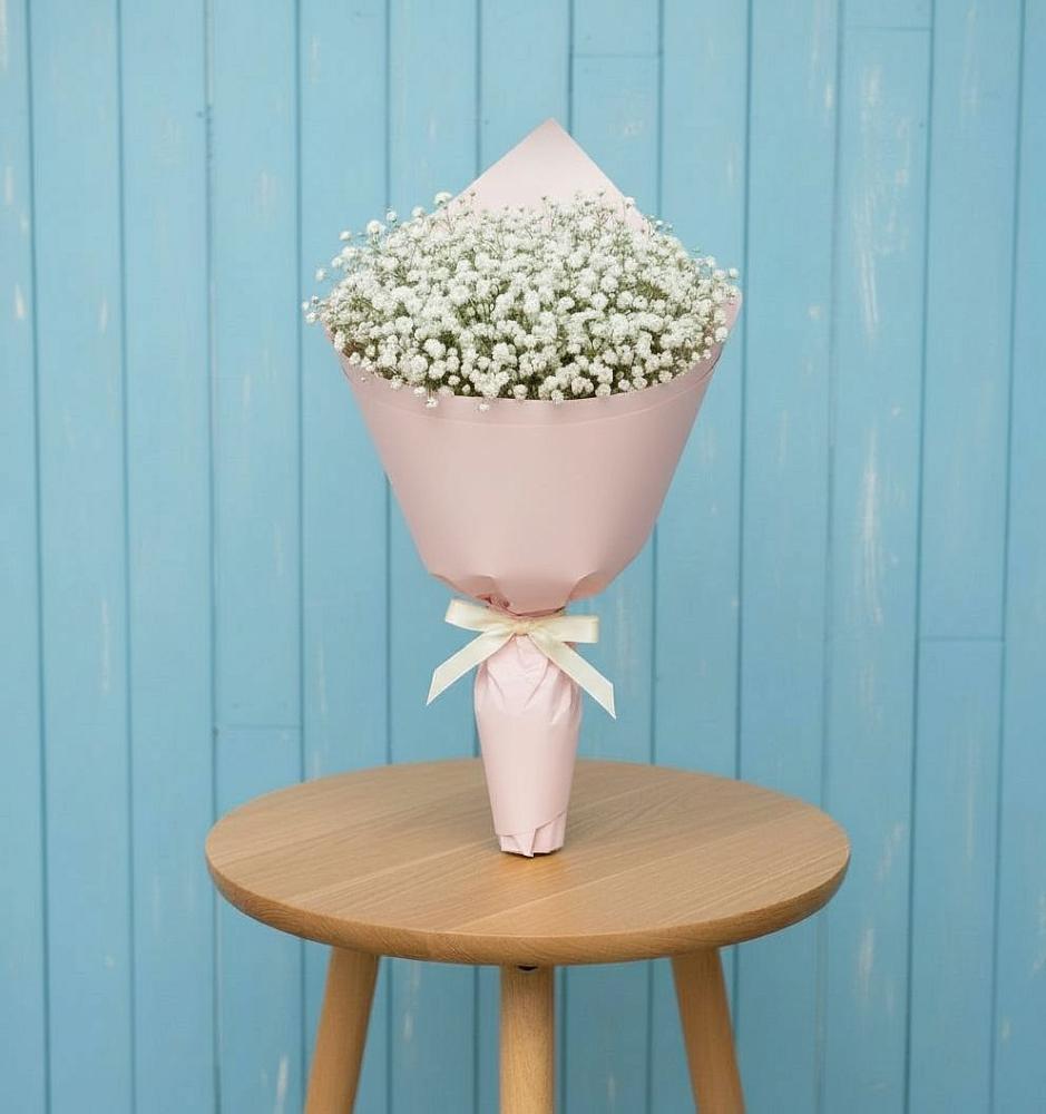 Букет Воздушное настроение в Петропавловске-Камчатском Букет цветов из: Гипсофила в Петропавловске-Камчатском