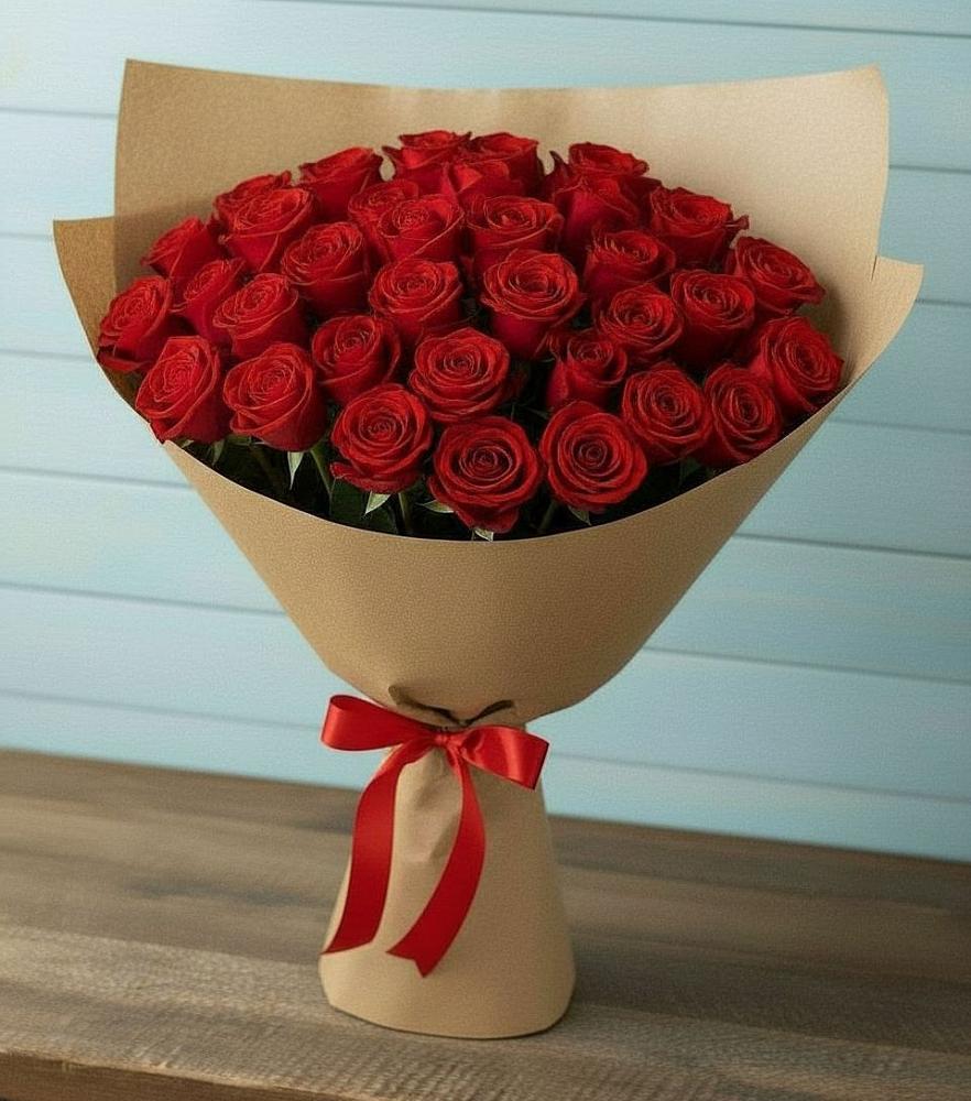 Красные розы Милано в Петропавловске-Камчатском Букет Красные розы Милано в Петропавловске-Камчатском