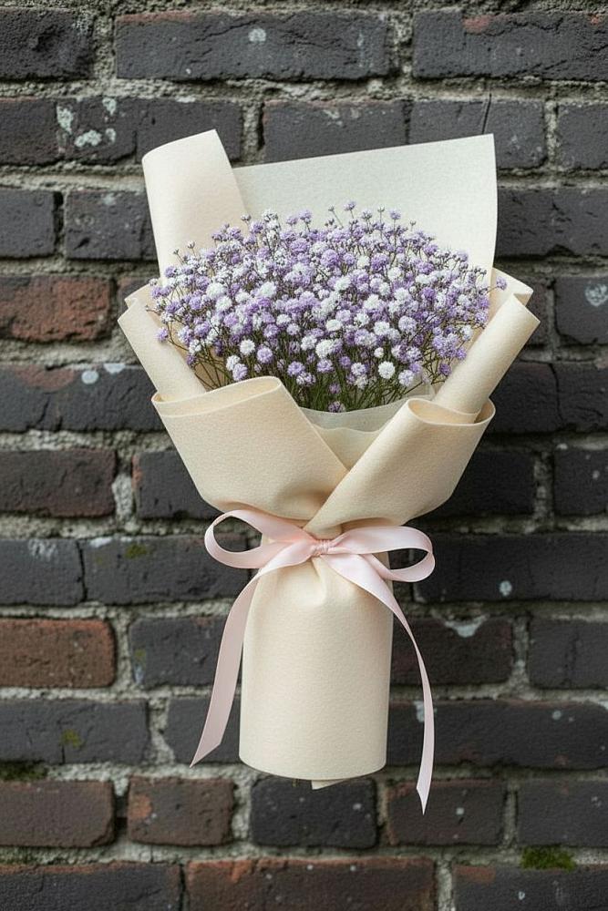 Букет цветов из: Гипсофила в Петропавловске-Камчатском