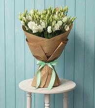 Букет Утренняя Свежесть в Петропавловске-Камчатском Букет цветов из:  Лизиантусы в Петропавловске-Камчатском