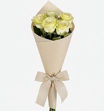 Букет белые крылья в Петропавловске-Камчатском Букет цветов из:  Розы в Петропавловске-Камчатском