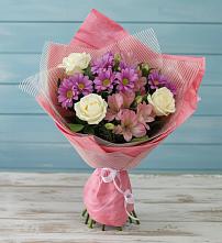 Букет комплимент в Петропавловске-Камчатском Букет цветов из:  Герберы в Петропавловске-Камчатском