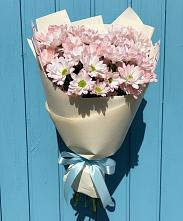Букет Розовые хризантемы в Петропавловске-Камчатском Букет цветов из:  Хризантемы в Петропавловске-Камчатском