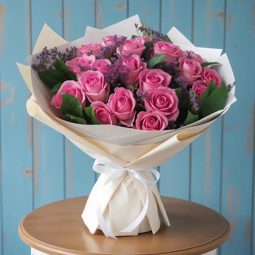 Букет цветов из: Розы в Петропавловске-Камчатском