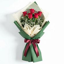 Букет рубиновое очарование в Петропавловске-Камчатском Букет цветов из:  Розы в Петропавловске-Камчатском
