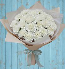 Букет Хрустальное утро в Петропавловске-Камчатском Букет цветов из:  Гвоздики в Петропавловске-Камчатском