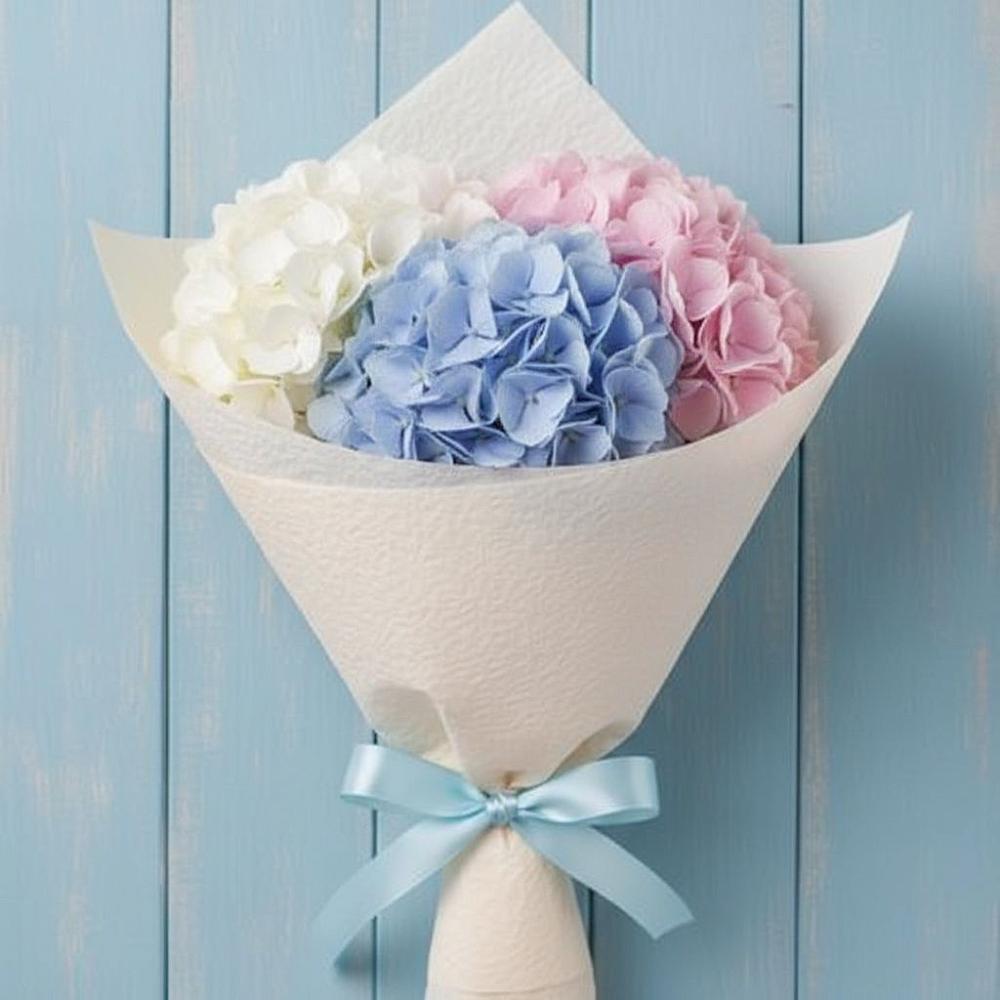 Букет Нежная гортензия в Петропавловске-Камчатском Букет цветов из: Гортензия в Петропавловске-Камчатском