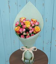 Букет Отличное настроение в Петропавловске-Камчатском Букет цветов из:  Розы в Петропавловске-Камчатском